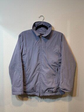 VINTAGE 2004 Patagonia Women's Shelled Synchilla Purple Zip-Up Jacket Size Small